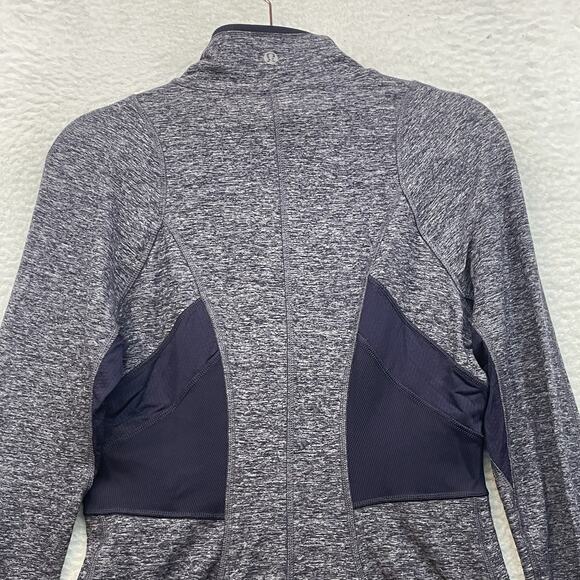 Lululemon Shirt Womens 8 Purple Run Full Tilt Half Zip Pullover Performance Gym - Picture 7 of 12